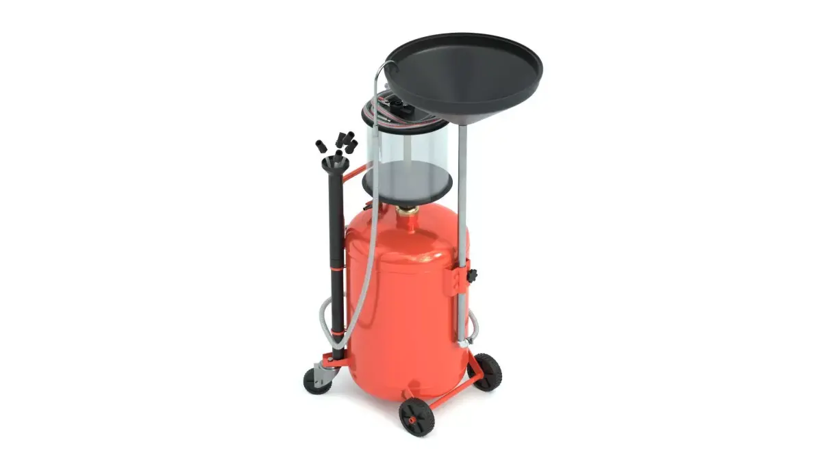 Garage Oil Dispensing System Air Operated 3D model