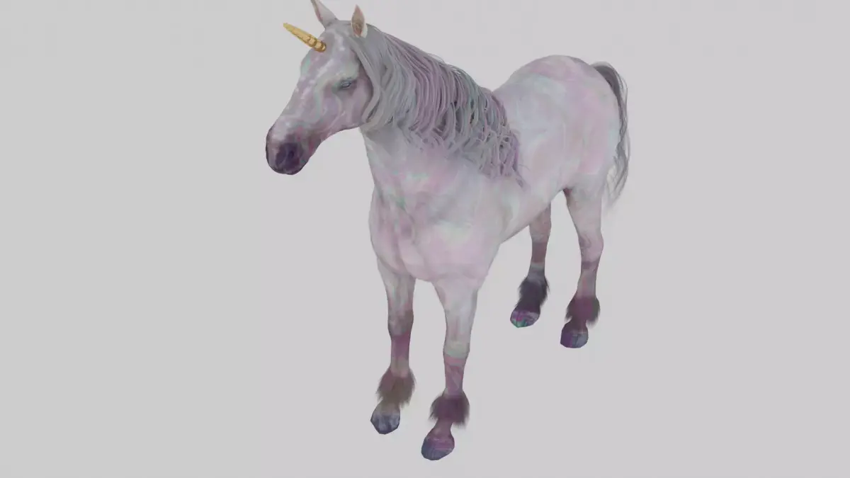 unicorn Free 3D model