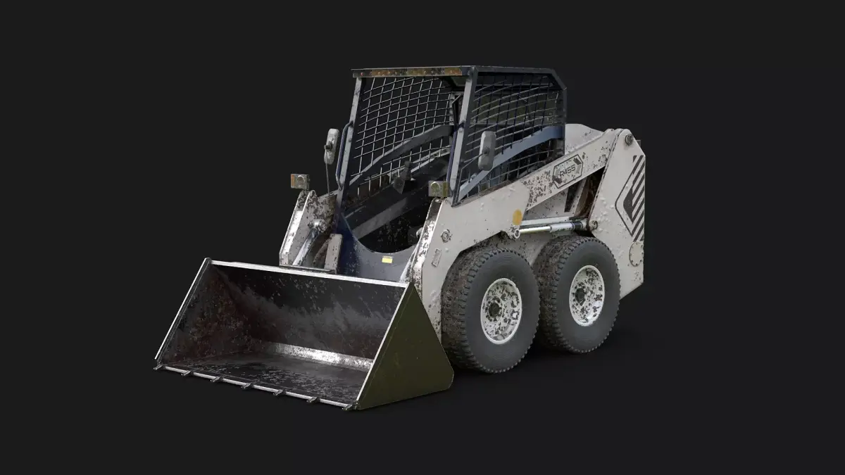 Skid Steer Loader LR Dirt 3D model