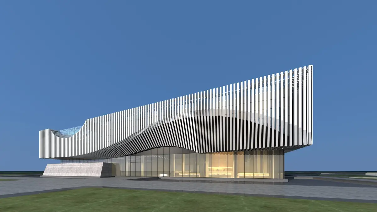 Modern Building 05 3D model