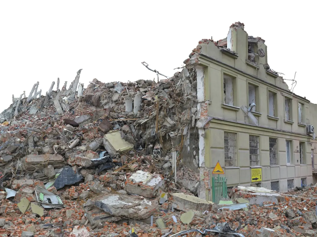 Demolished building Ultra HD 16K(1) 3D model
