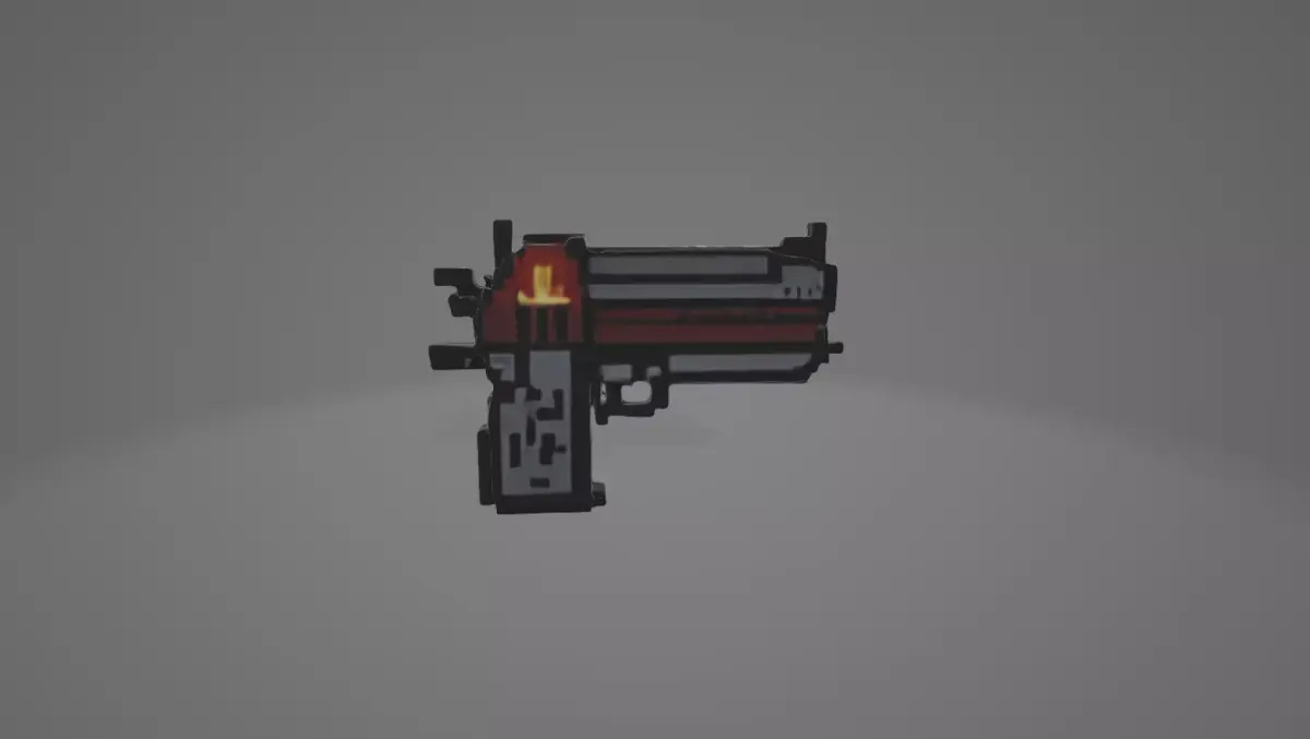 3D Pixel Gun 3D model purchase