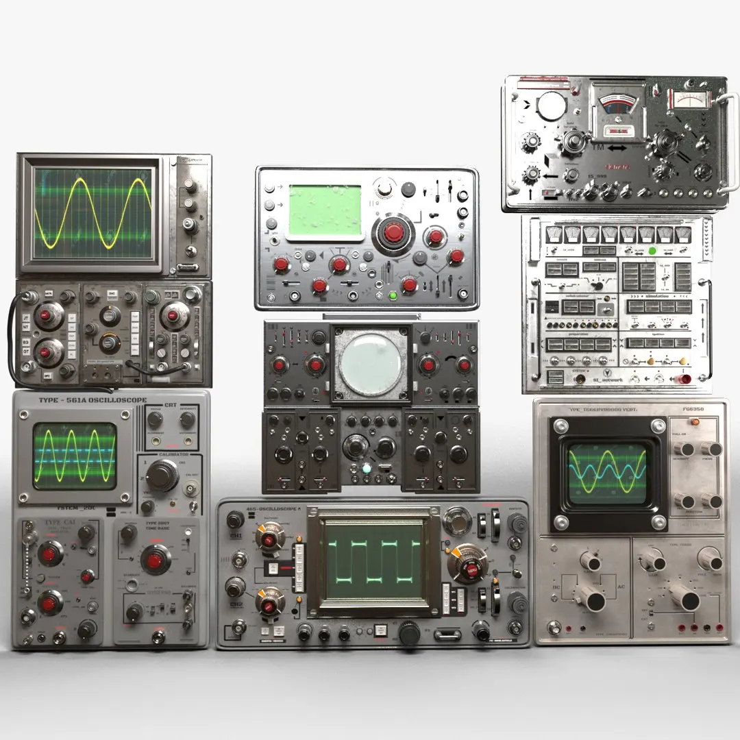 control panel 3D model 13