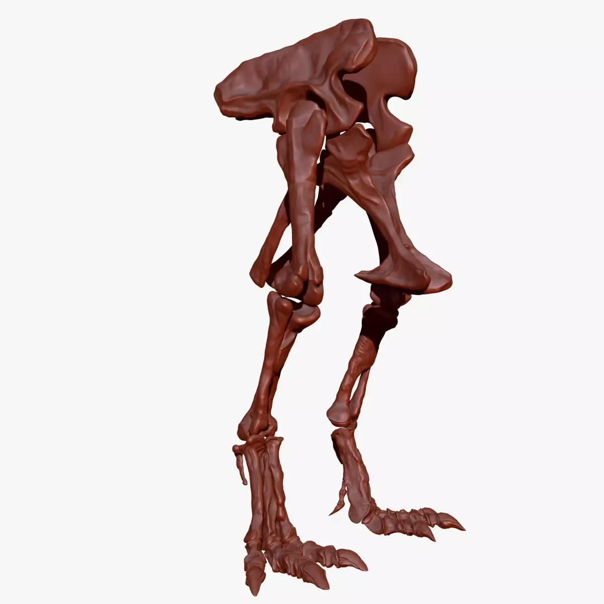 Dinosaur Giganotosaurus Hip Leg Set Skeletons 3D model