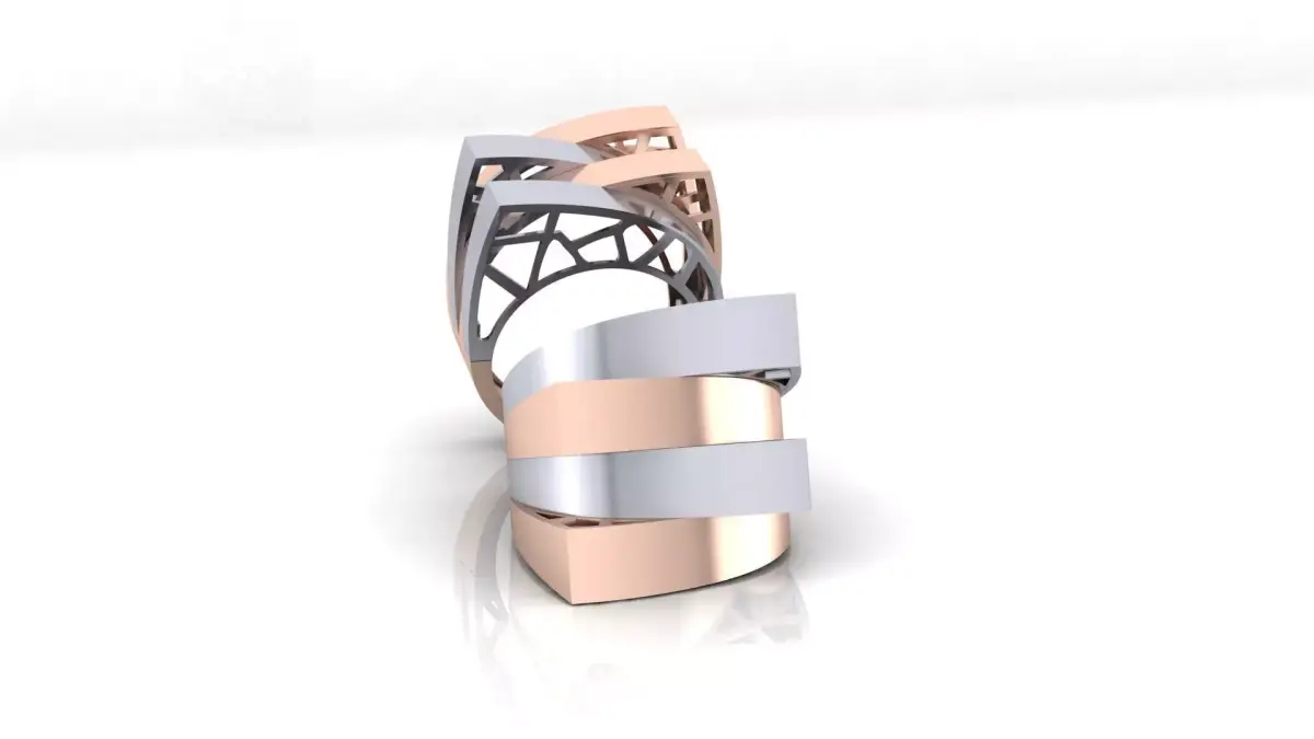 bypass gold ring 3 part 3D print model