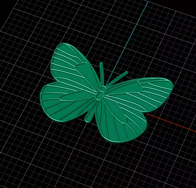 Butterfly Flying 3D print model