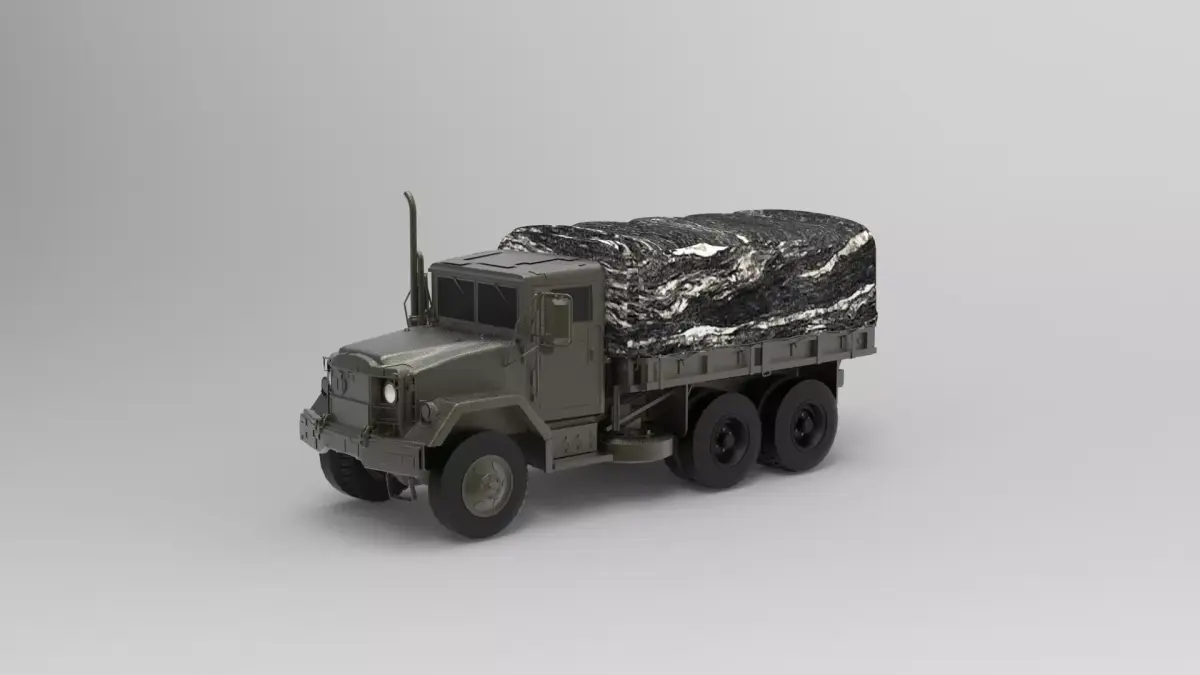 M35 cargo truck 3D model