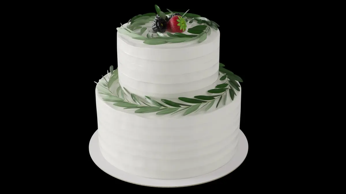 Wedding Cake 03 3D model