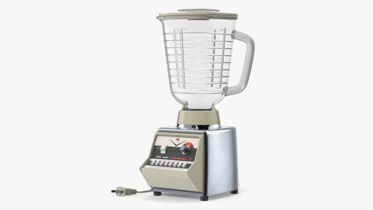 Osterizer Pulse Matic 16 Vintage Blender Beige 3D model