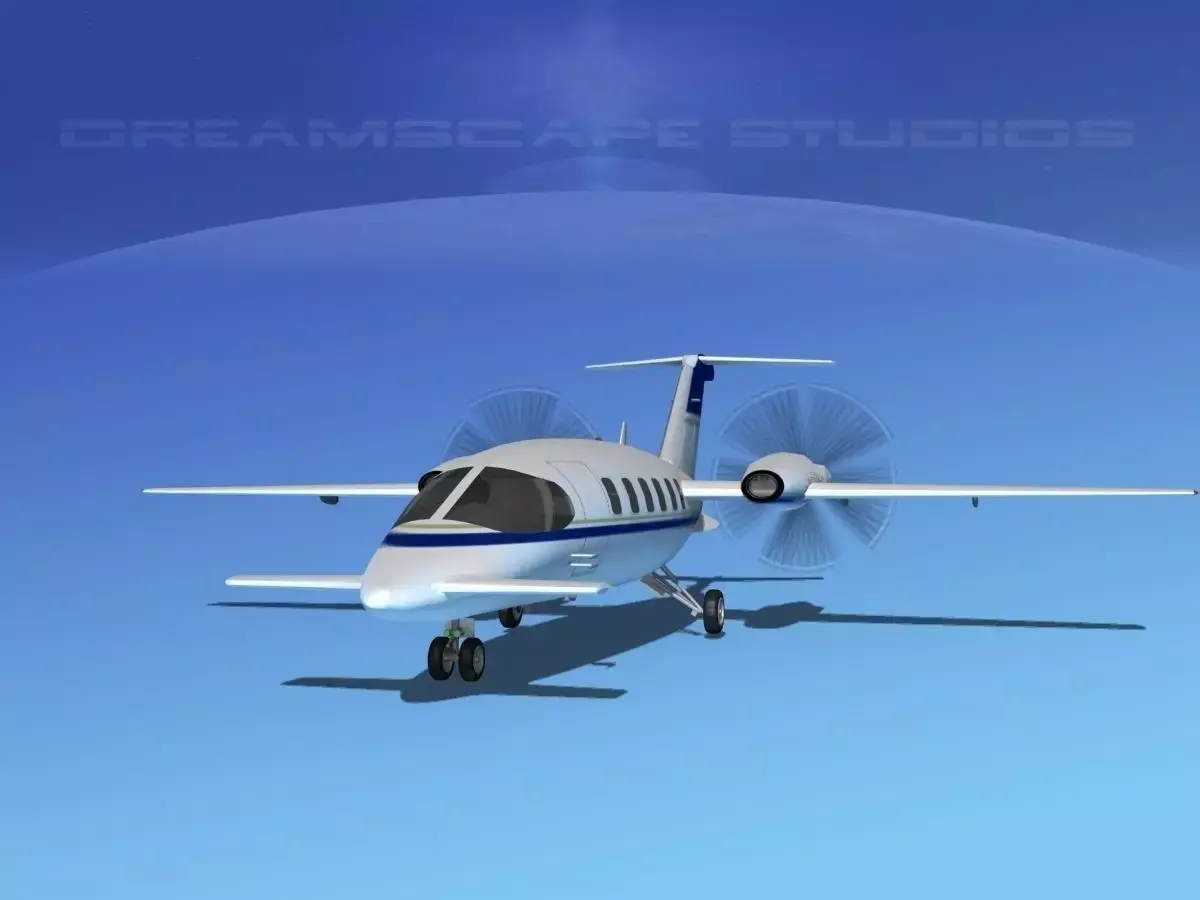 Piaggio Avanti P180 V14 3D model