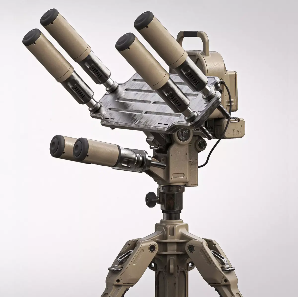 Portable Defense System 3D model