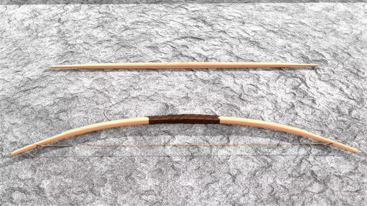 Otzi Bow 3D model