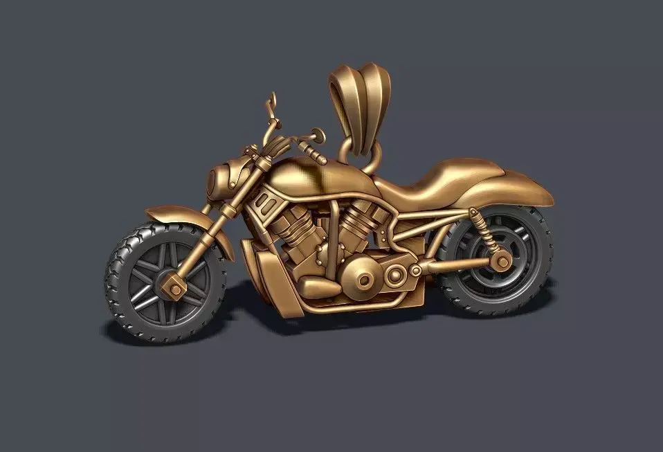 Motorcycle pendant 3d 3D print model buy