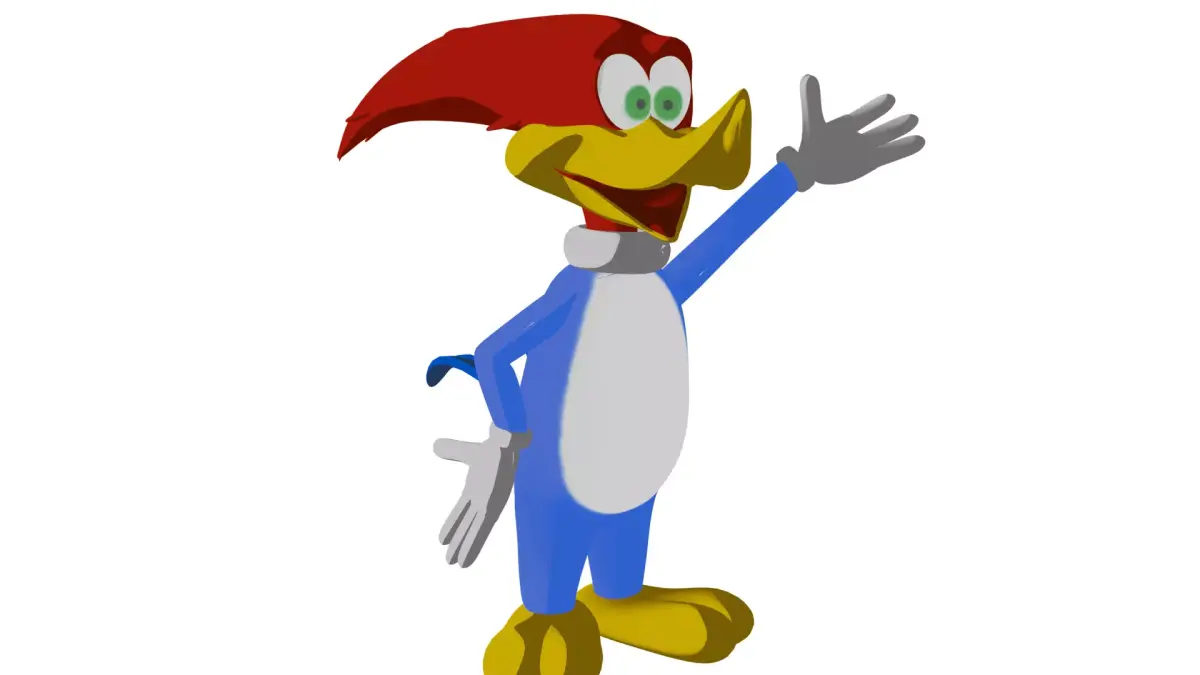 Woody Woodpecker 3D model