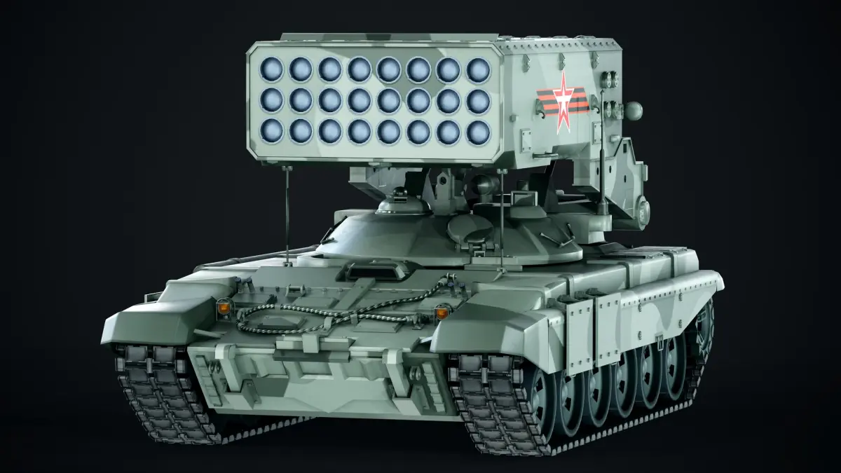 TOS-1A Solntsepyok 3D model