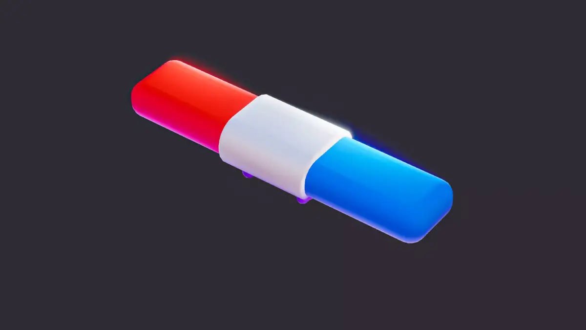 Lowpoly Police Siren 3D model