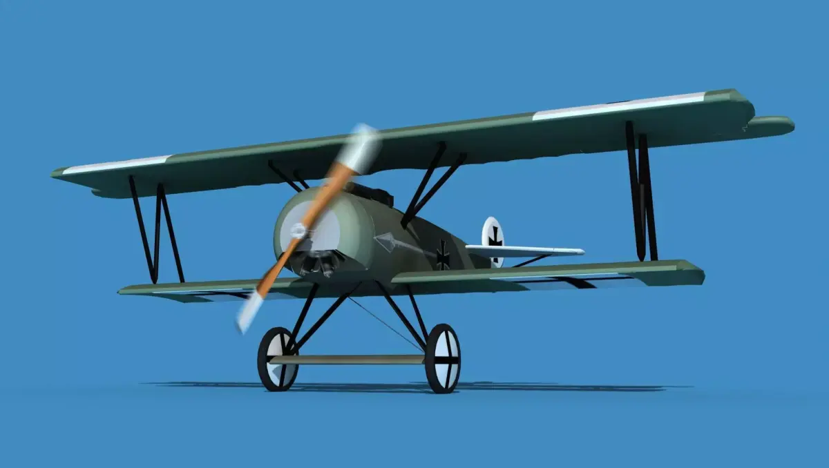 Fokker D-VI V15 3D model