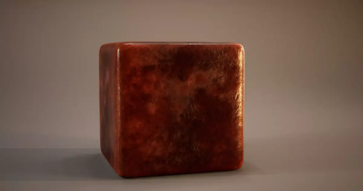 Leather Cube Free low-poly 3D model