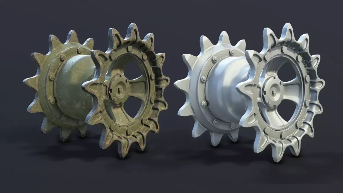 T-55 Tank Drive Wheel  3D model