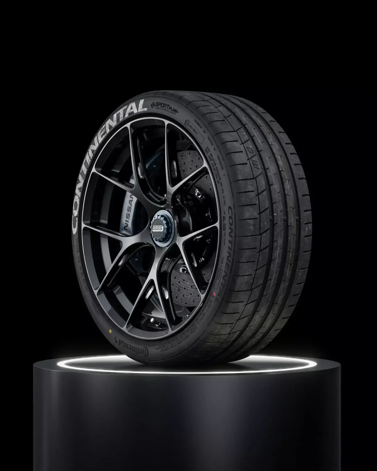 Continental Extreme Contact Sport 235 35 ZR19 3D model