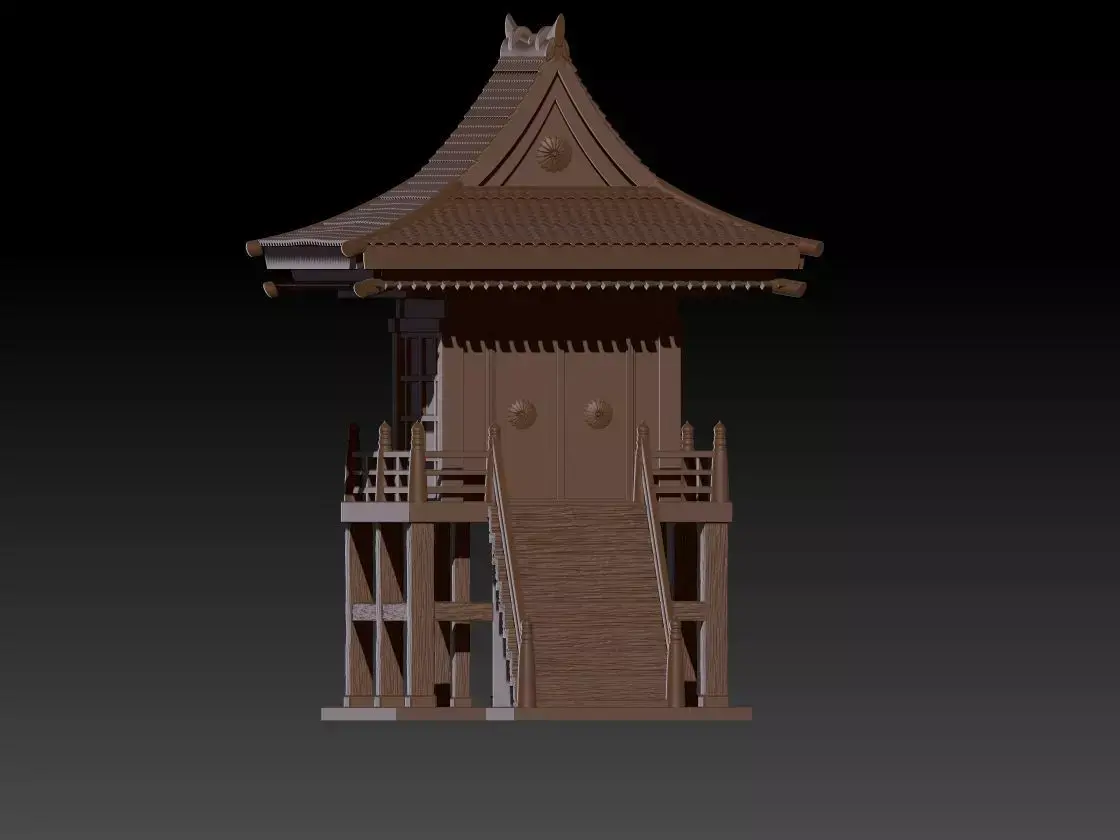 Japanese Shrine 3D print model purchase