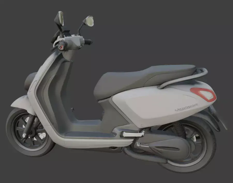 High-Quality 3D Model of Modern Electric Scooter 3D model purchase