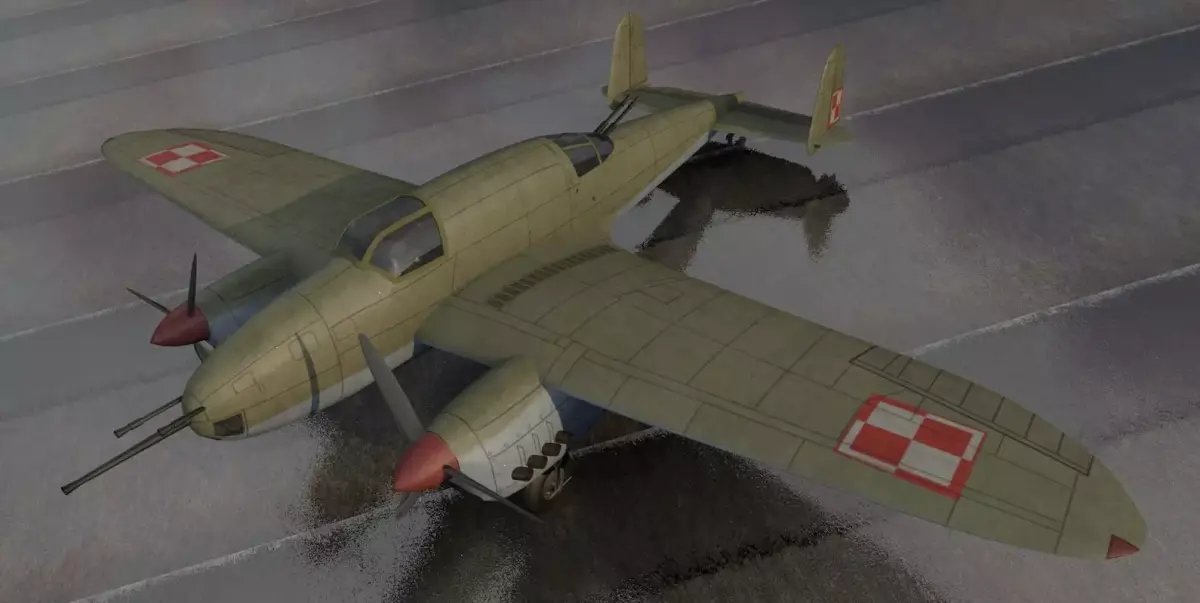 PZL P-38 Wilk 3D model