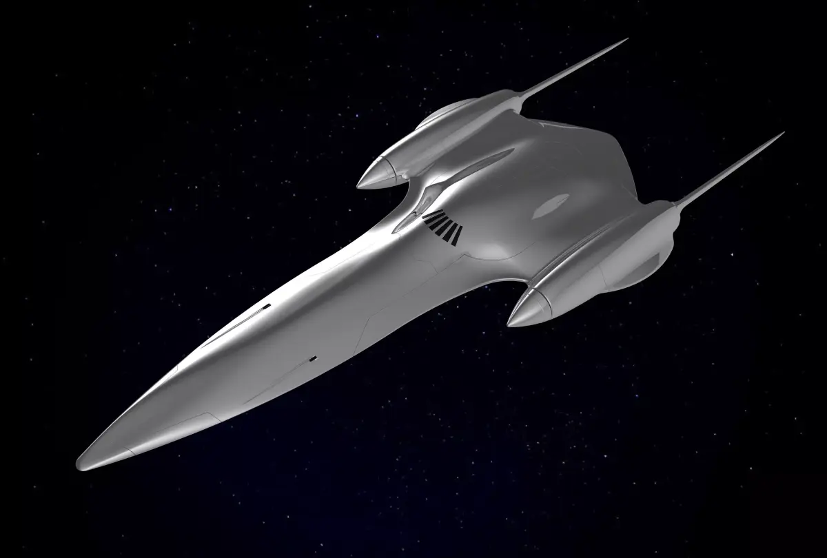 Naboo Queens Royal starship J-type 327 Scale 1 to 10 3D model