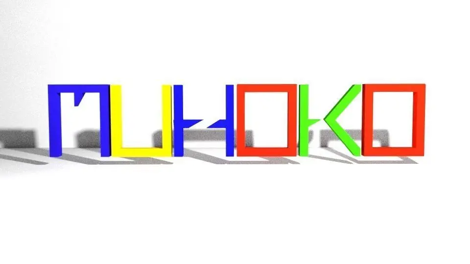 muhoko word mukoko Free low-poly 3D model