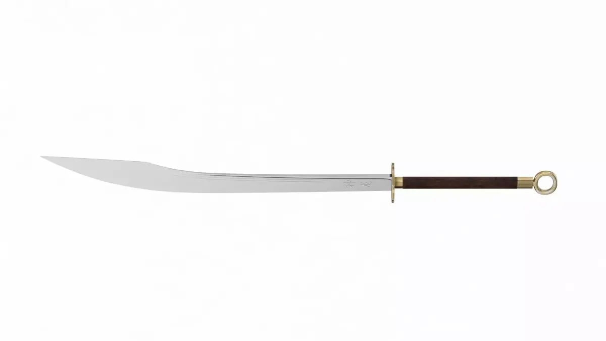 Baguadao sword Low-poly 3D model