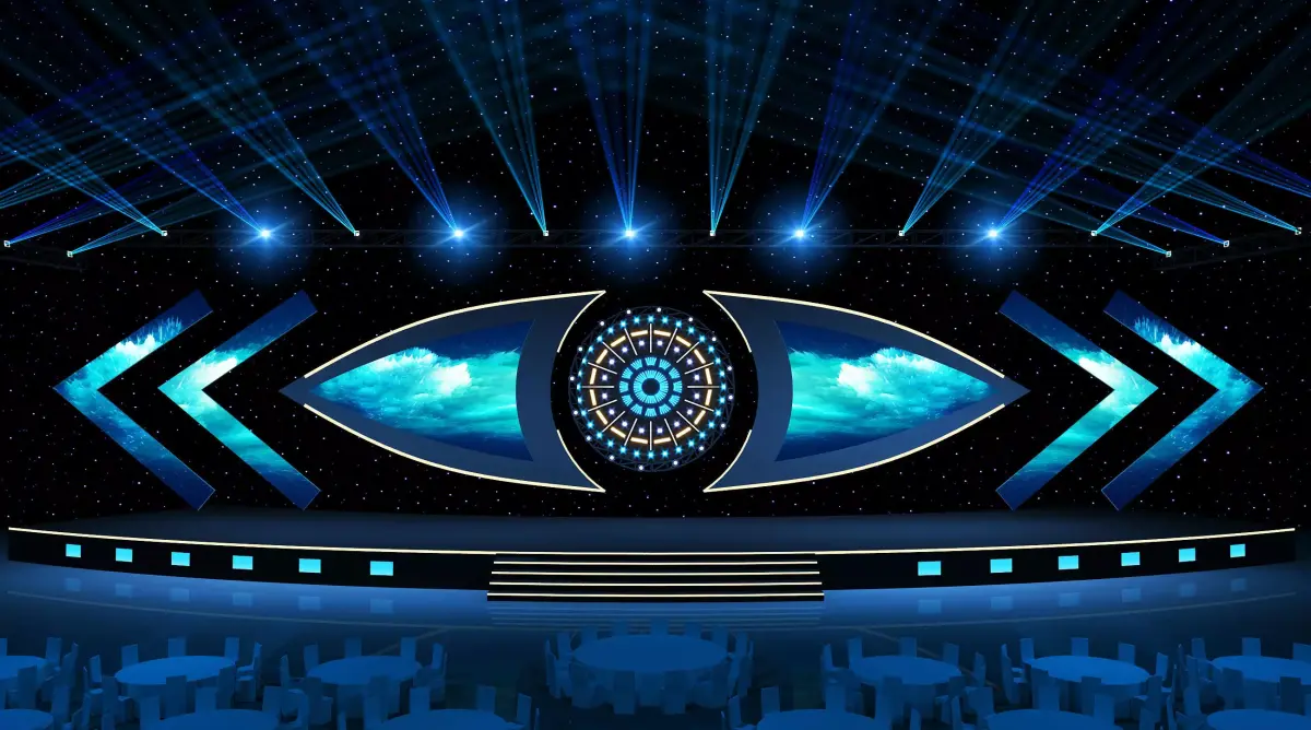 Conference stage design 3D model order