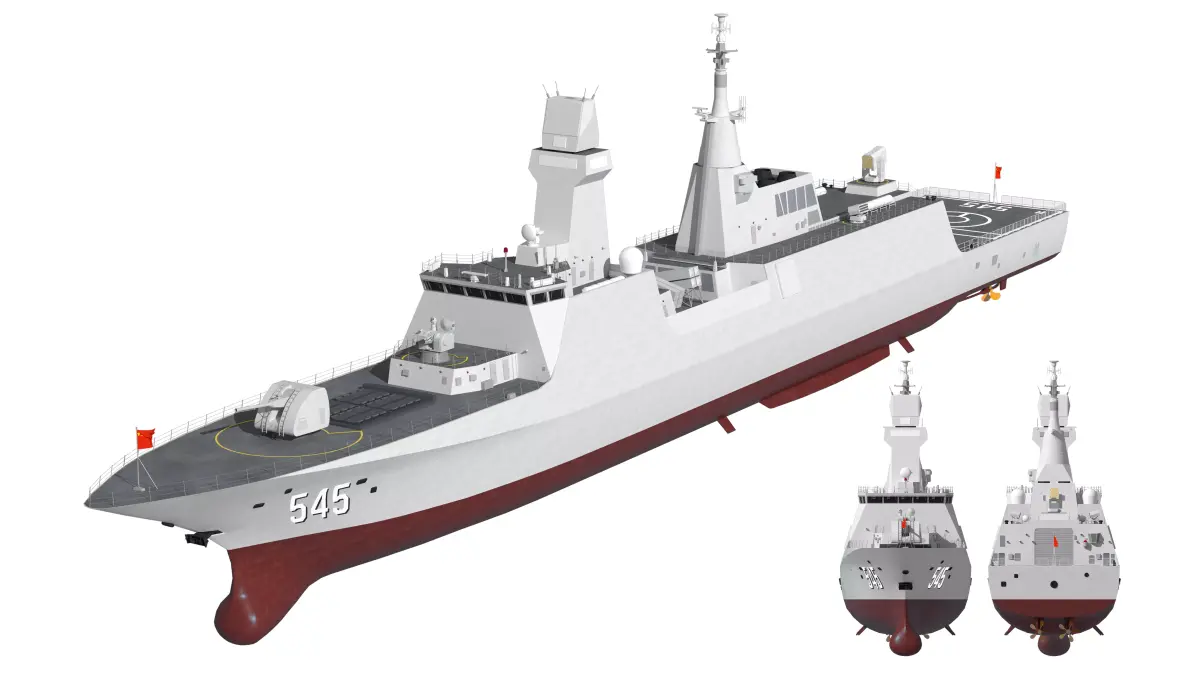 Type 054B guided missile frigate  Peoples Liberation Army Navy 3D model