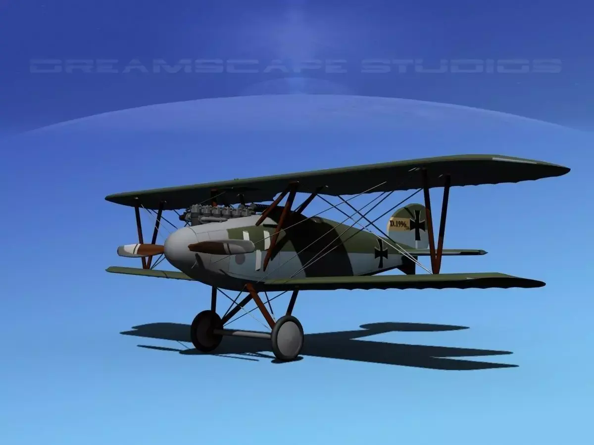 Albatross DIII Fighter 3D model by Dreamscape from CGTrader