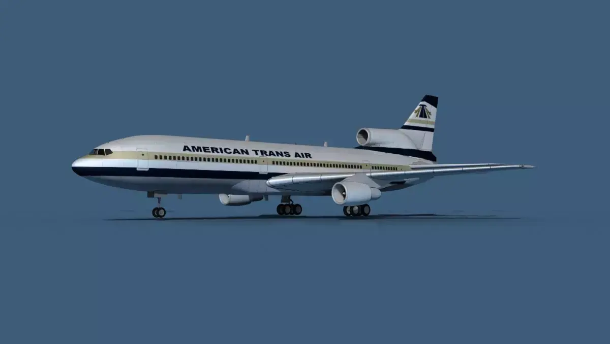 Lockheed L-1011-50 American Trans Air 1 3D model
