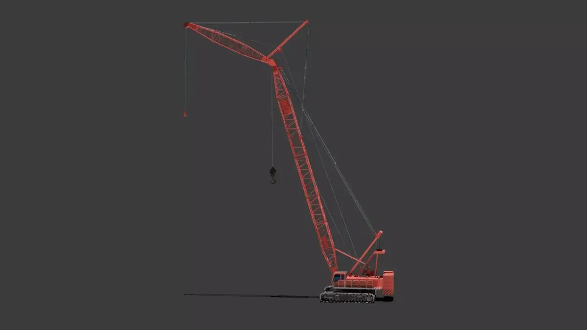 Crawler Crane  3D model