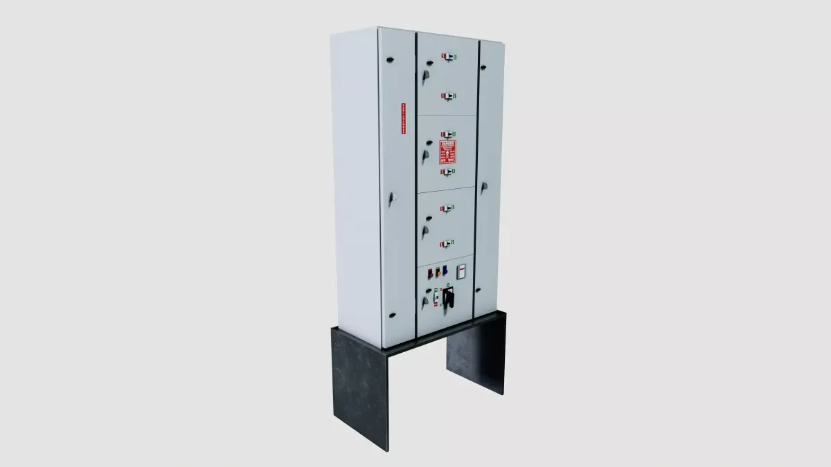Control panel 3D model 10