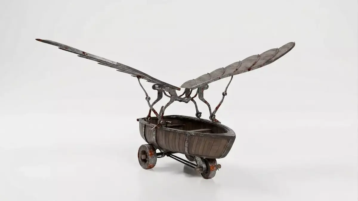 Flying Boat Low-poly 3D model purchase