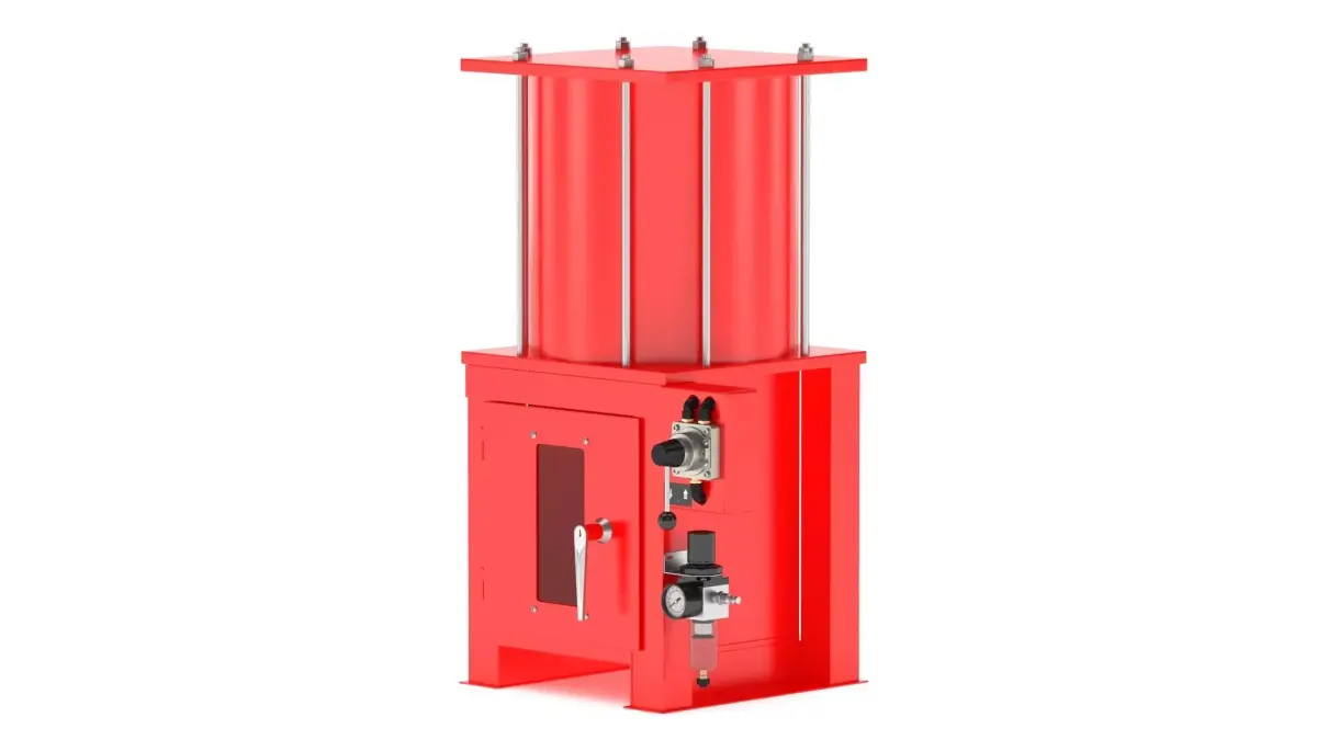 Garage Pneumatic Oil Filter Crusher 3D model