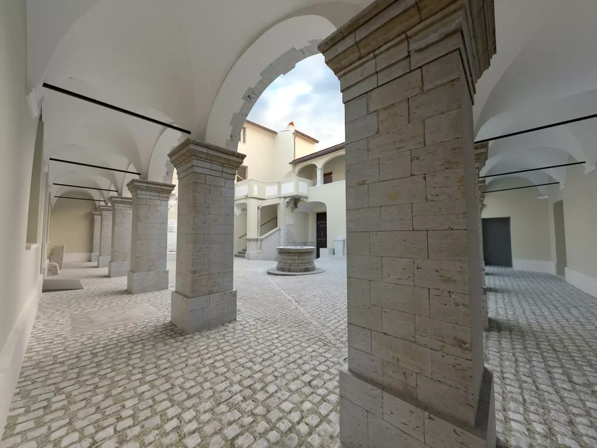 Castle interior Low-poly 3D model