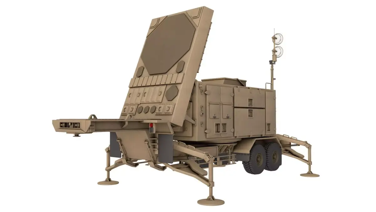 AN MPQ 53 Radar 3D model