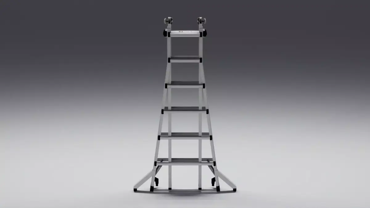 Foldable Ladder Low-poly 3D model