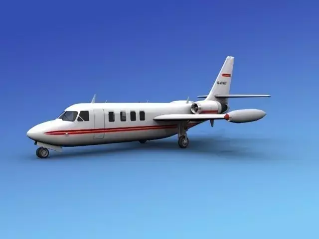 IAI Westwind I 3D model 2