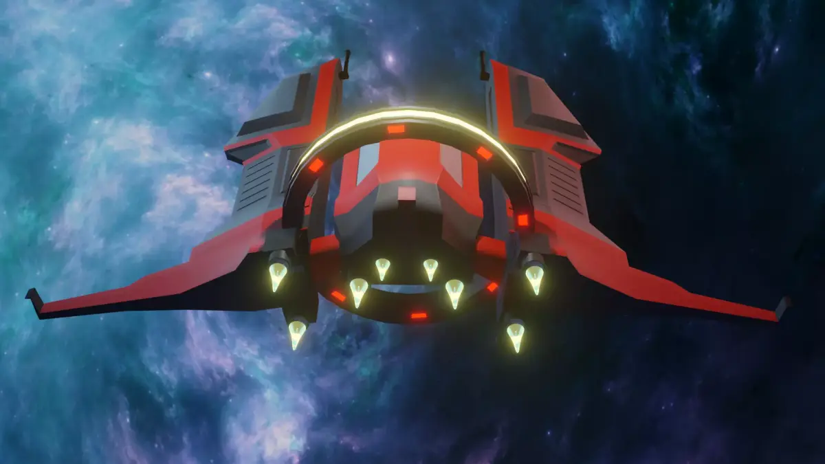 Space Fighter - The protector of the galaxy Low-poly 3D model