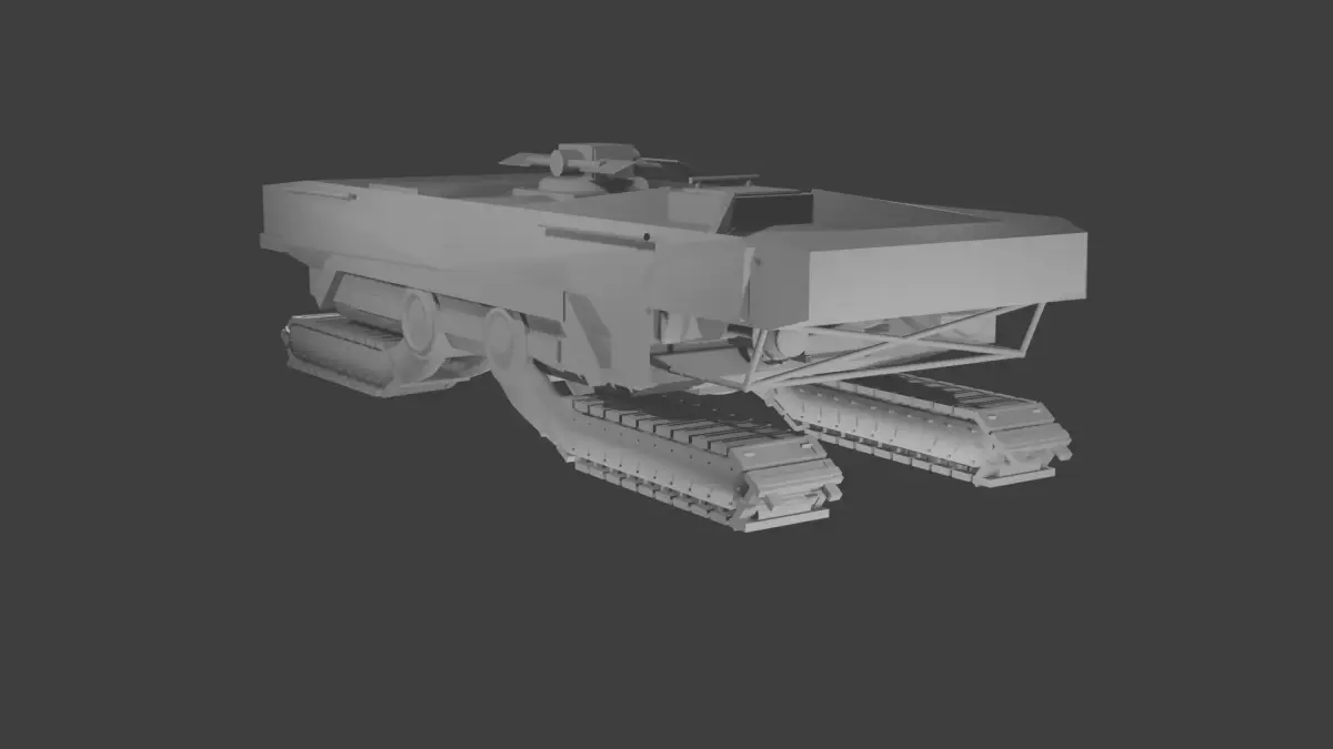 Rover 3D blender 3D model