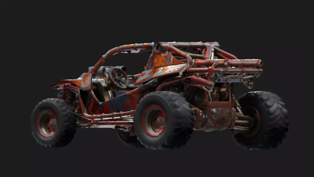 Off-Road Dune Buggy 3D model