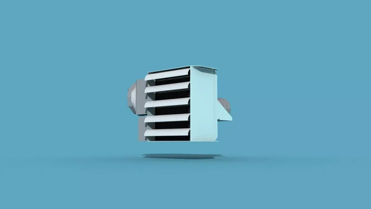 FX12 Industrial Heater Ceiling and Wall  3D model