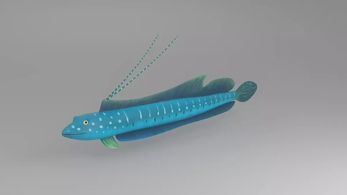 Cartoon Fish 4 Low-poly 3D model