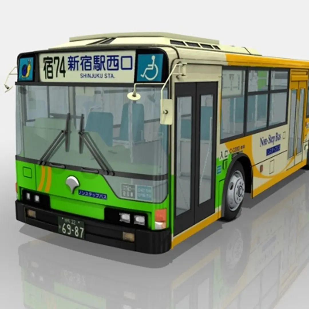 Mitsubishi Fuso Aero Star (Toei Bus) 3D model