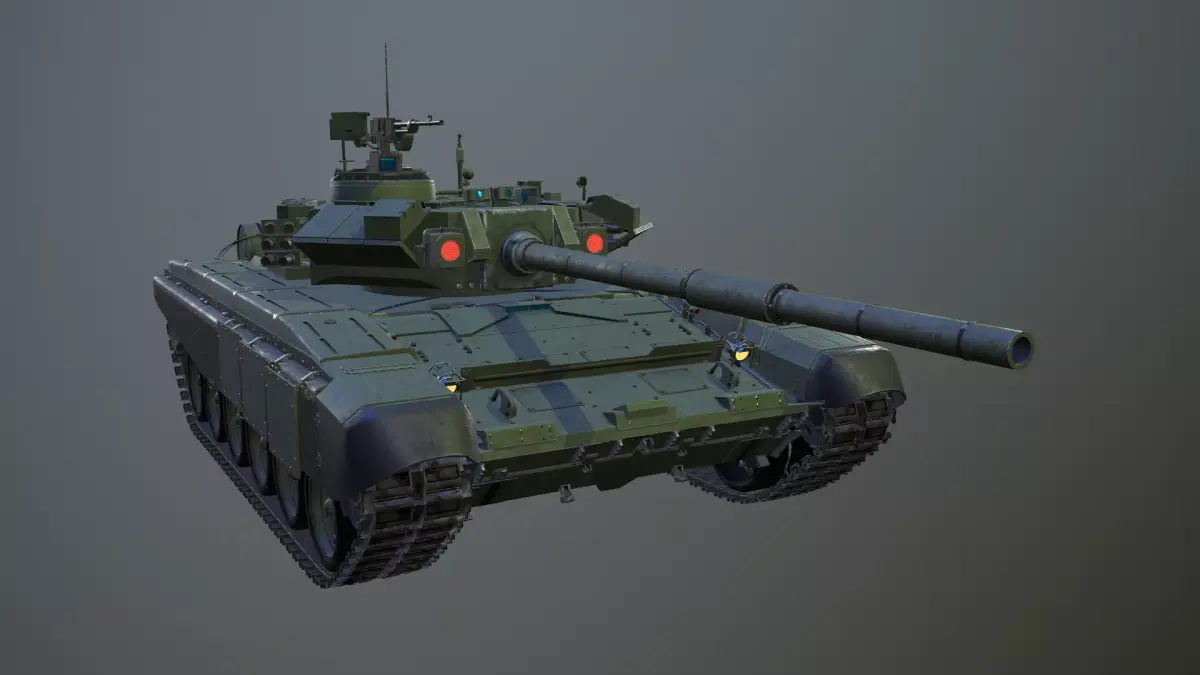 T-90 Battle Tank  3D model