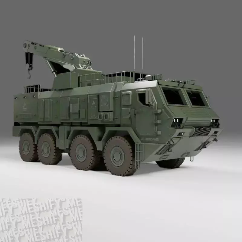 Low Poly Military ARV Low-poly 3D model